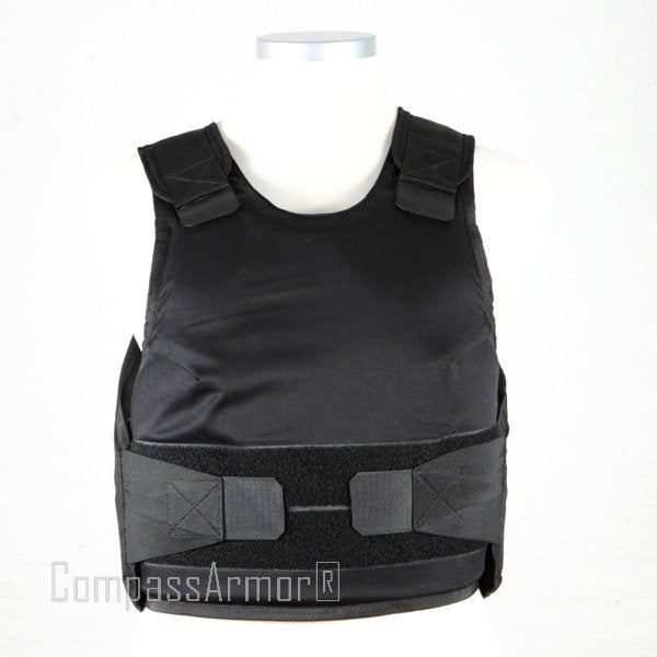 Compass Armor Armored UHMWPE Soft Body Armor Vest, S / Black